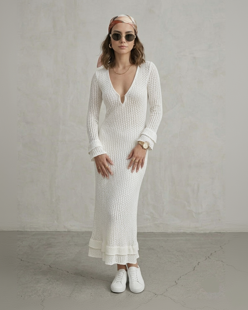 Vestido mediterráneo